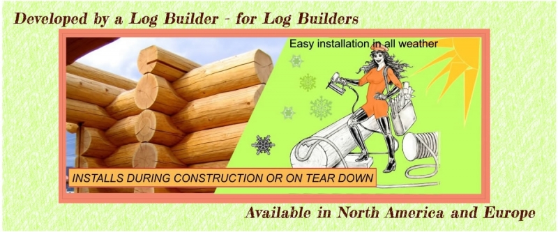 P Gasket Log Home Gasket installs in all kinds of weather