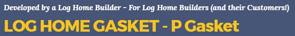 Log Home Gasket Logo